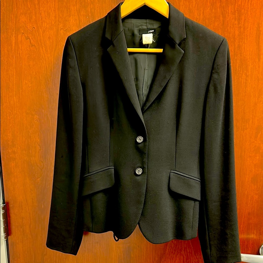 JCrew black blazer, circa 2000